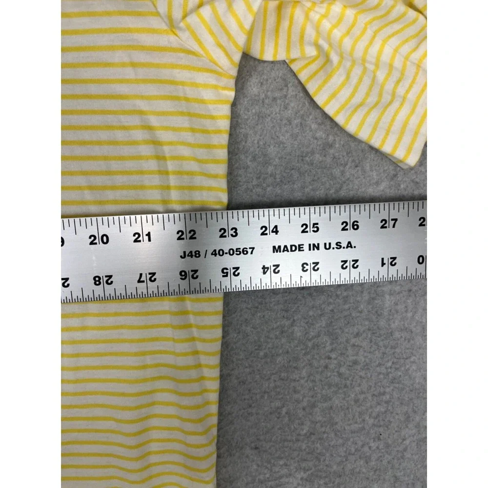 Polo Golf Ralph‎ Lauren Shirt Mens L Yellow Stripe Short Sleeve Preppy Casual
